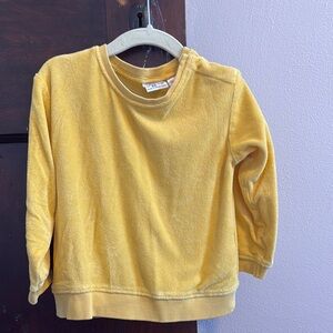 Zara Yellow Kids Long Sleeve Top